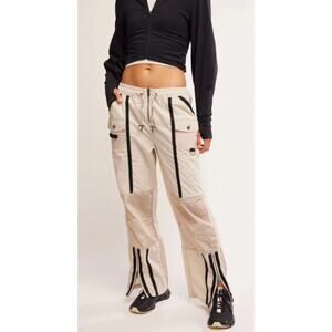 Free People Movement Moonbeam Muted Beige Cargo Loose Pants XL gorpcore Hiking